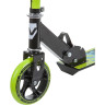 Самокат для детей NOVATRACK 145 STEEL черный-зеленый 145S.JUNGLE.BGN9